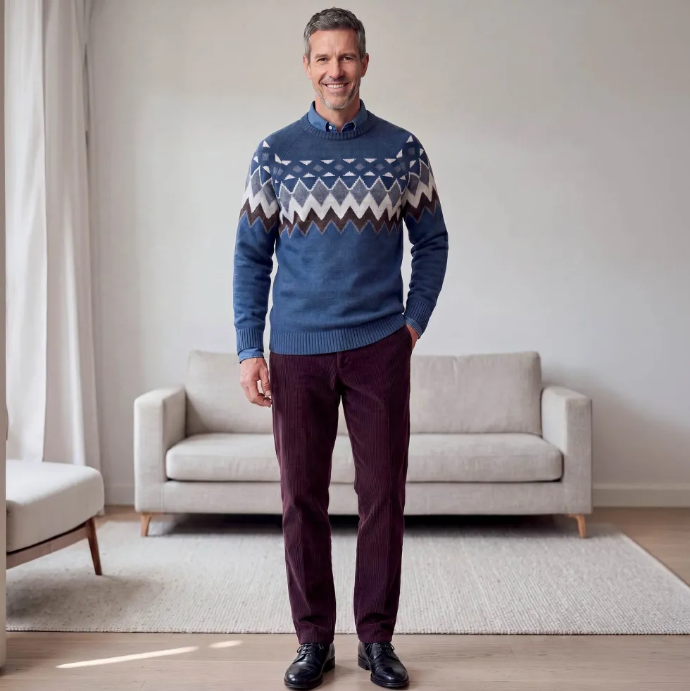Pantalon velours côtelé