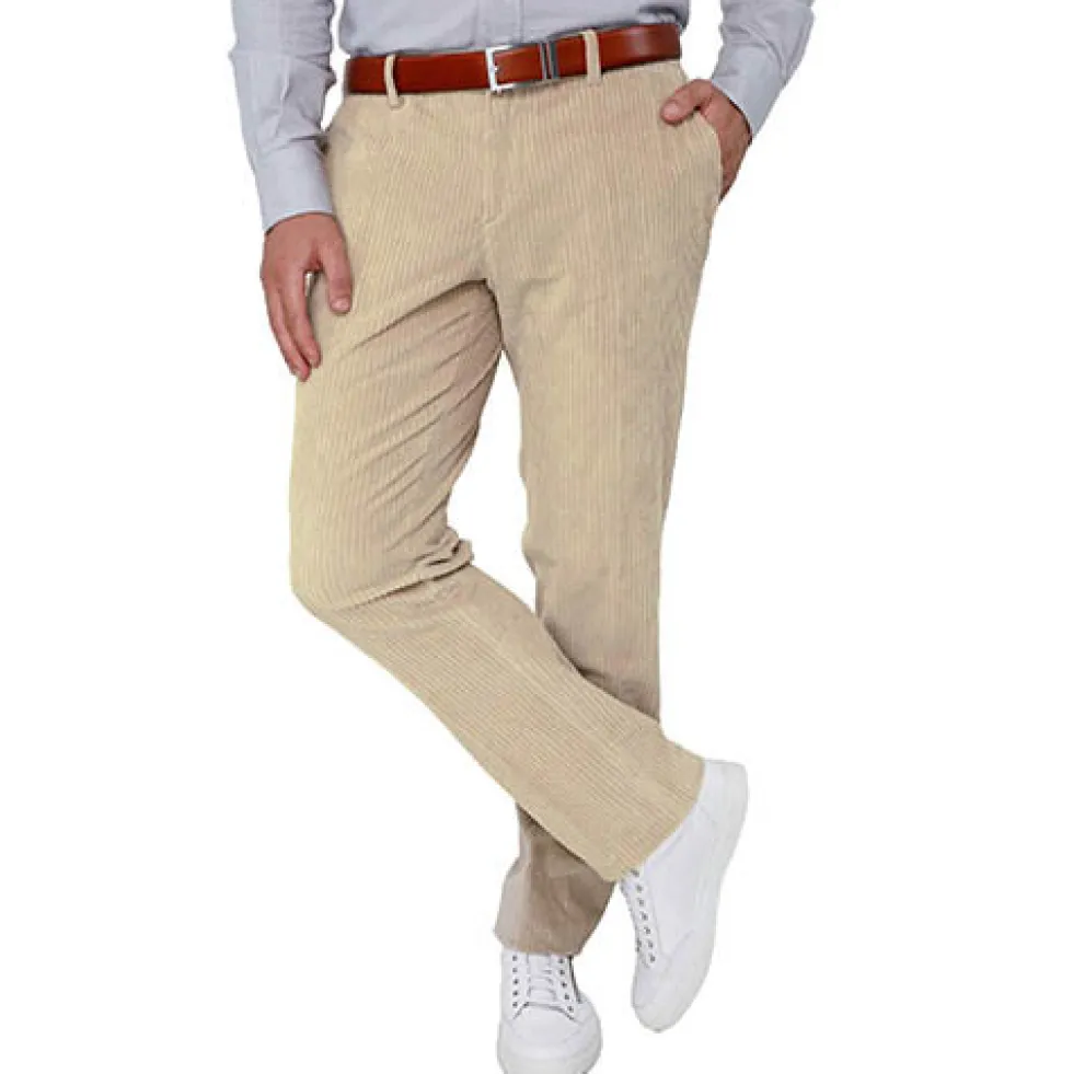 Pantalon velours côtes larges