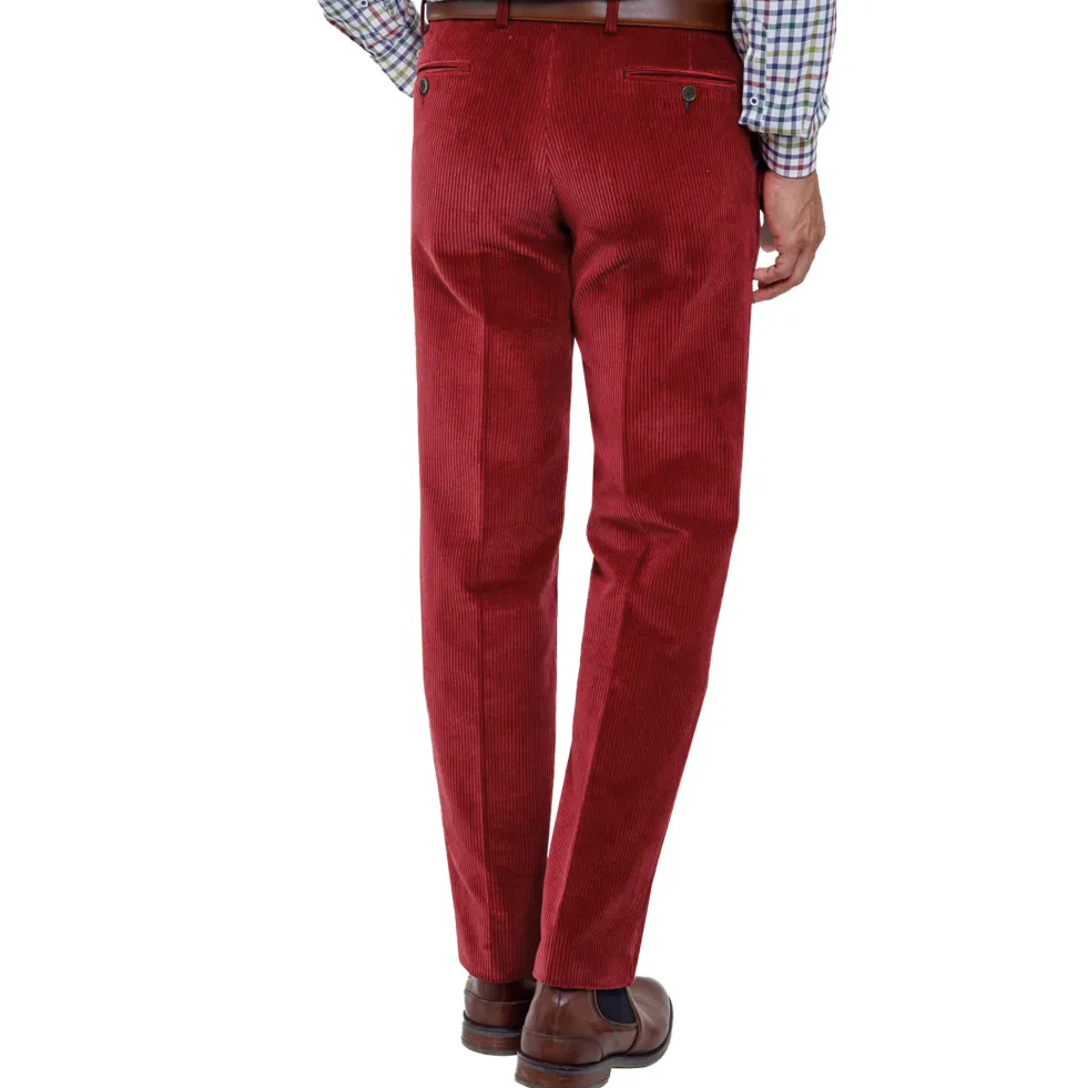Pantalon velours griotte