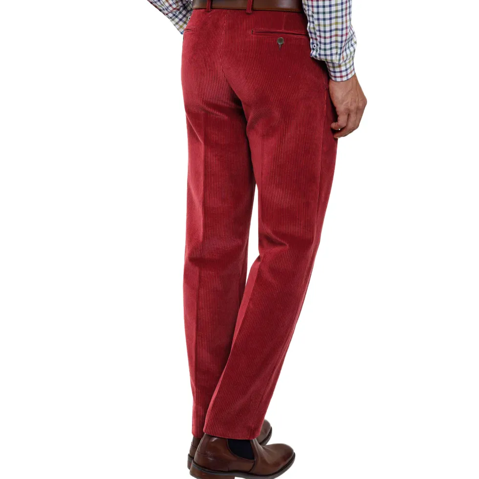 Pantalon velours griotte