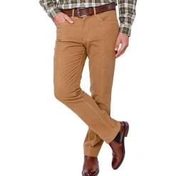 Pantalon velours élastiqué