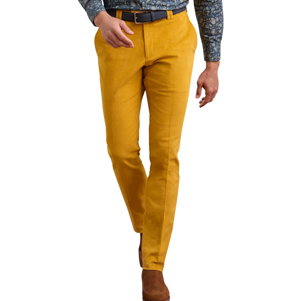 Pantalon velours milleraies