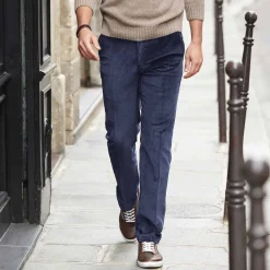 Pantalon velours stretch