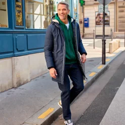 Parka longue city-sport