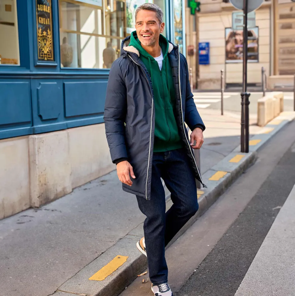 Parka longue city-sport
