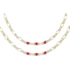 Parure «rêve de rubis»
