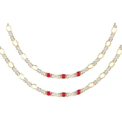 Parure «rêve de rubis»