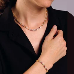 Parure «rêve de rubis»