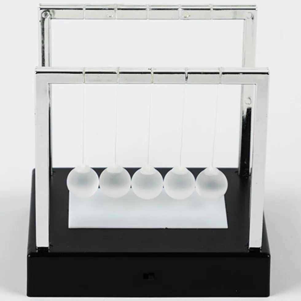 Pendule de Newton lumineux