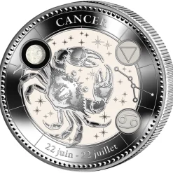 Pièce de collection Astrologie - Cancer
