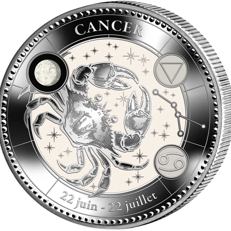Pièce de collection Astrologie - Cancer
