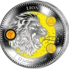 Pièce de collection Astrologie - Lion