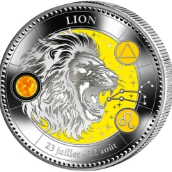 Pièce de collection Astrologie - Lion