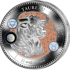 Pièce de collection Astrologie - Taureau