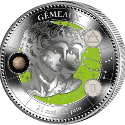 Pièce de collection Astrologie - Gémeaux