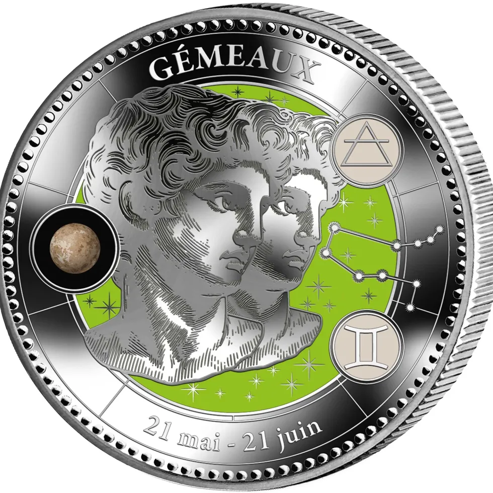 Pièce de collection Astrologie - Gémeaux