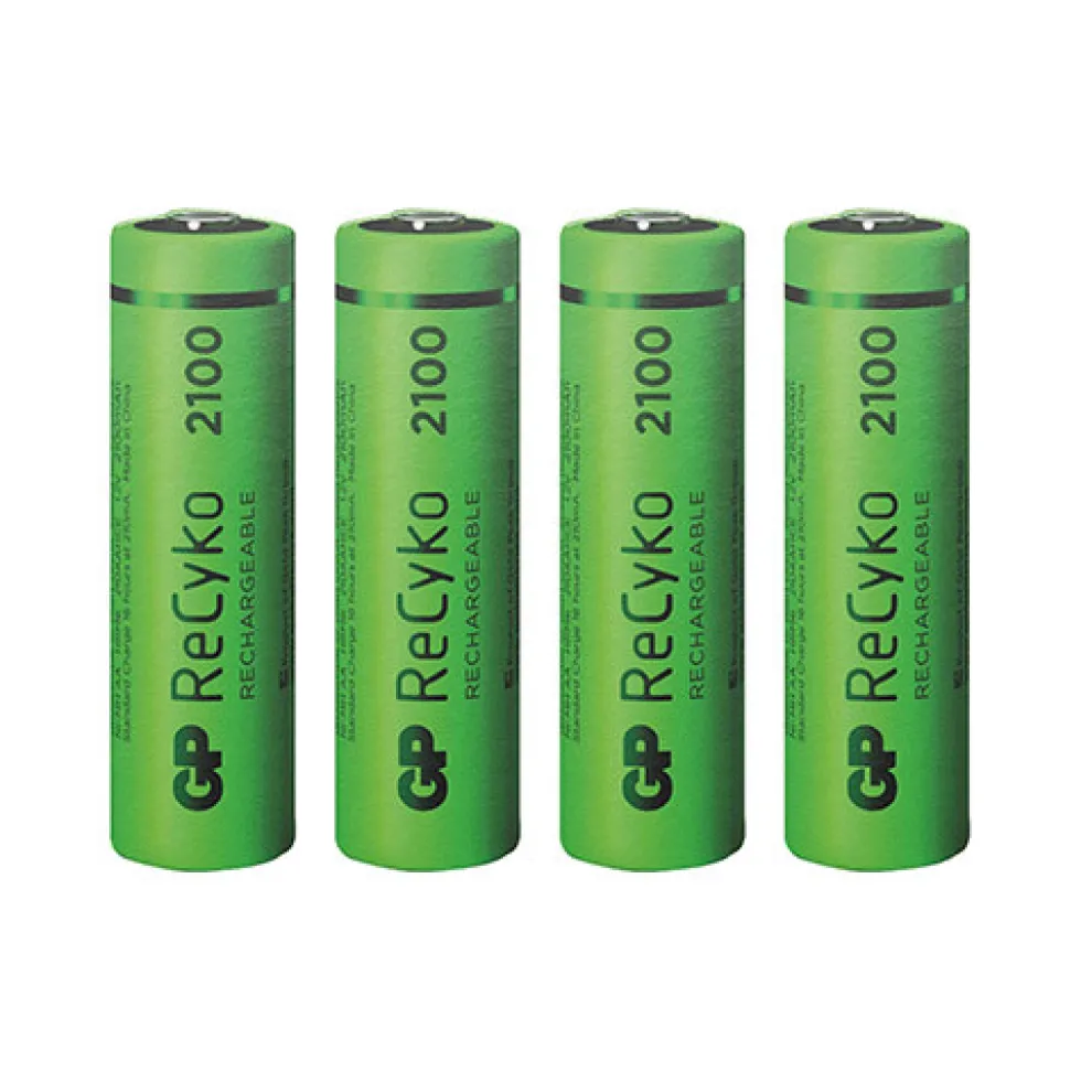 Piles R6 rechargeables - les 4