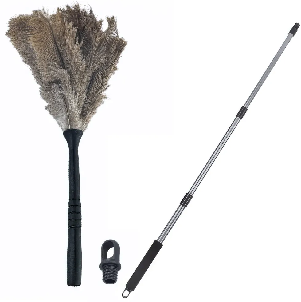 Plumeau télescopique plumes d’autruche