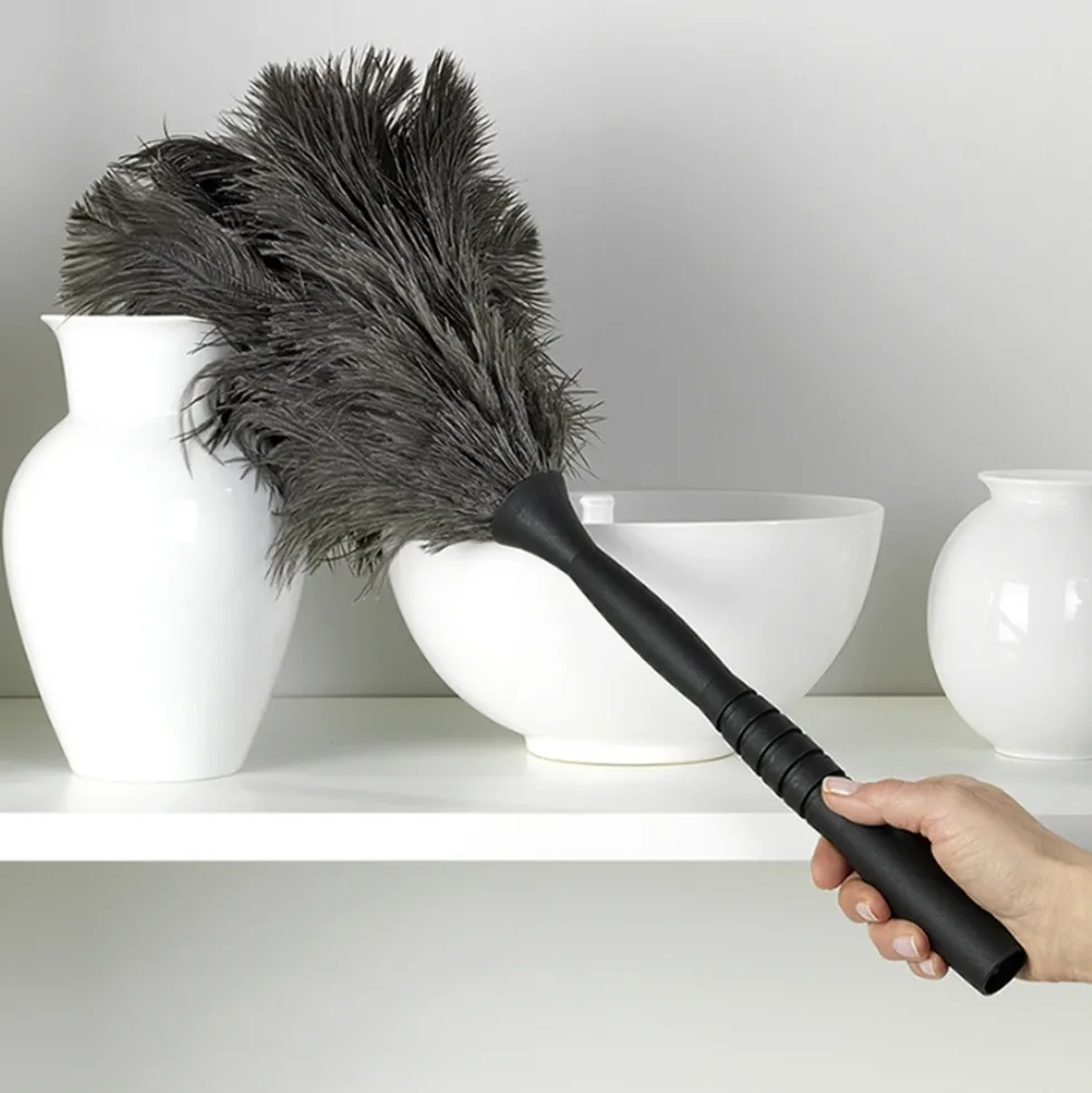Plumeau télescopique plumes d’autruche