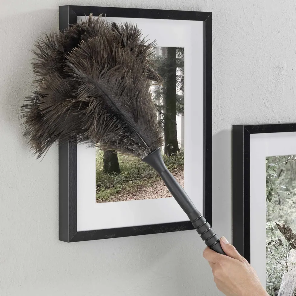 Plumeau télescopique plumes d’autruche