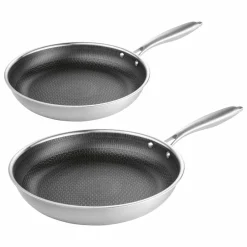 Poêles inox - les 2