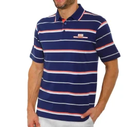 Polo coton rayé