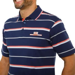 Polo coton rayé