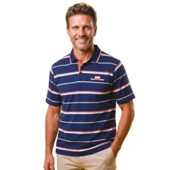 Polo coton rayé