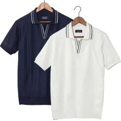Polo maille estivale - les 2