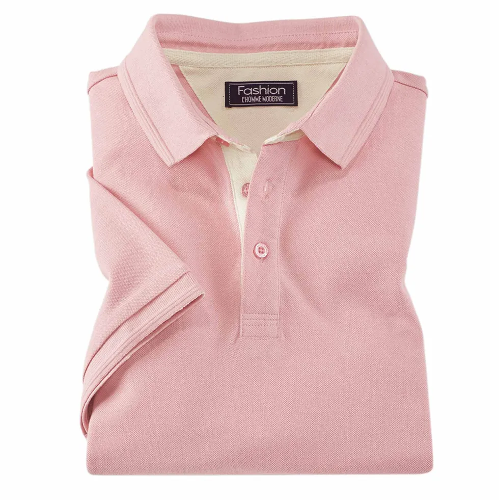 Polo maille piquée