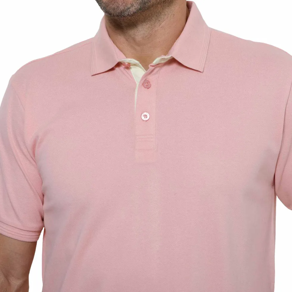 Polo maille piquée