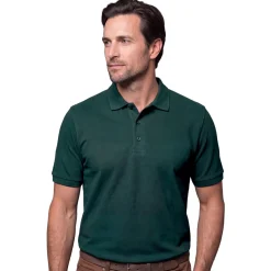 Polo piqué de coton manches courtes