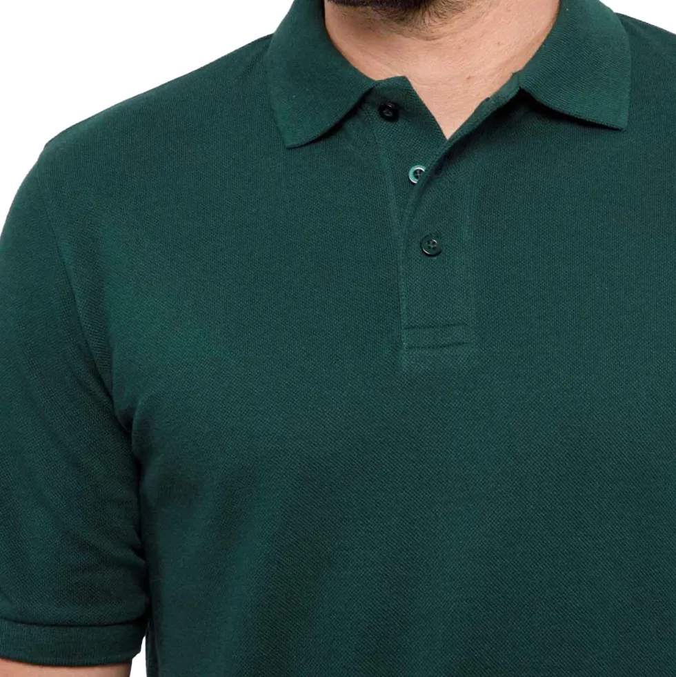 Polo piqué de coton manches courtes