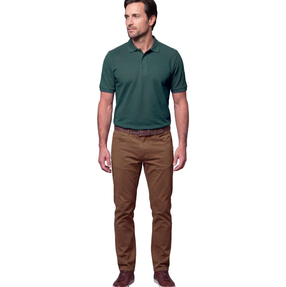 Polo piqué de coton manches courtes