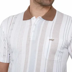 Polo rayures amincissantes