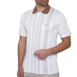Polo rayures amincissantes