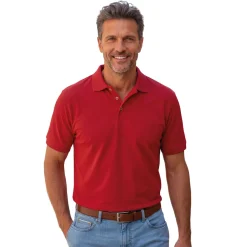 Polos jersey de coton - les 5