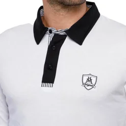 Polos microfibre Black & White - les 2