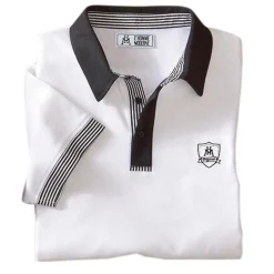 Polos microfibre Black & White - les 2