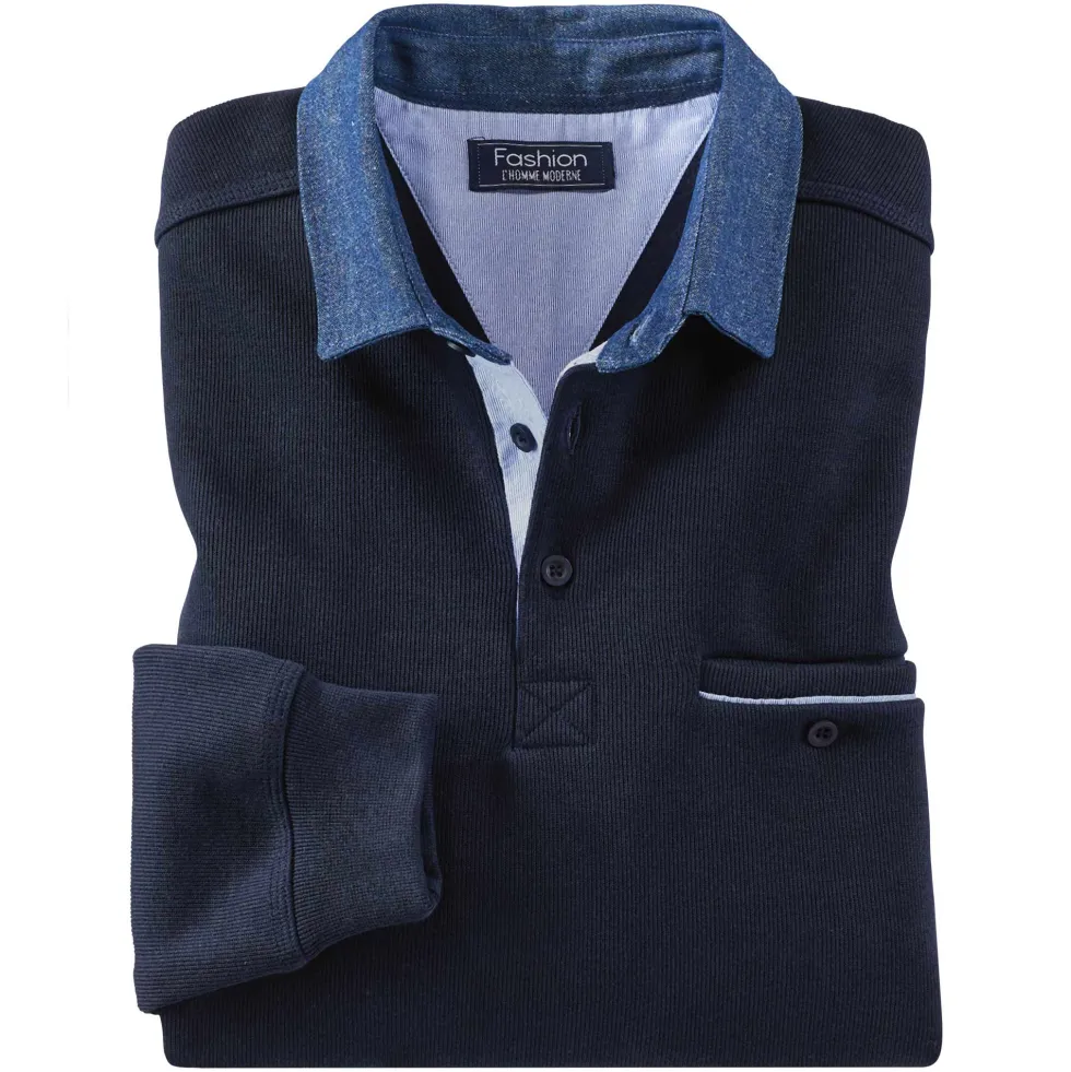 Polo thermique sport-chic