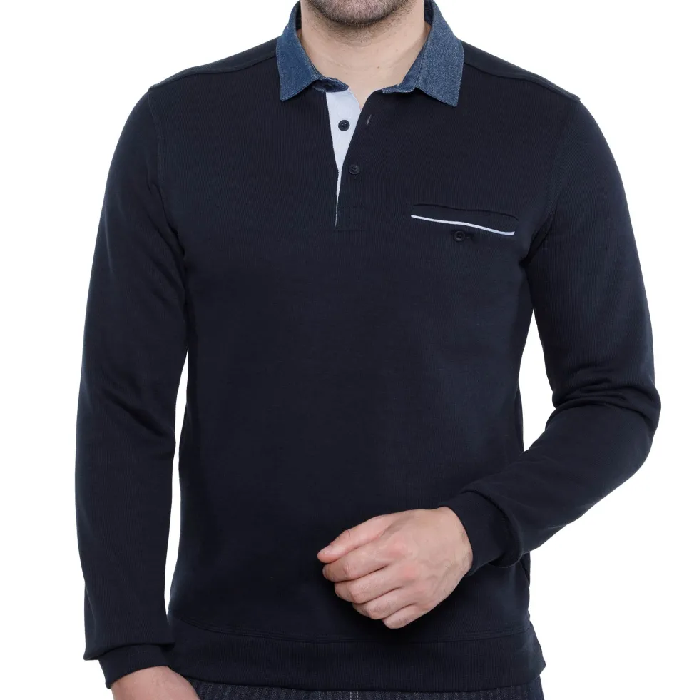 Polo thermique sport-chic