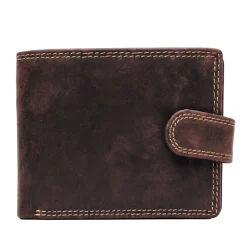 Portefeuille cuir patiné