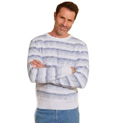 Pull bleu azuré