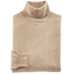 Pull cachemire col roulé