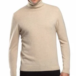 Pull cachemire col roulé