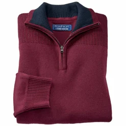 Pull col zippé