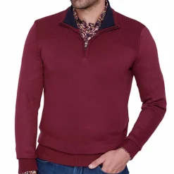 Pull col zippé