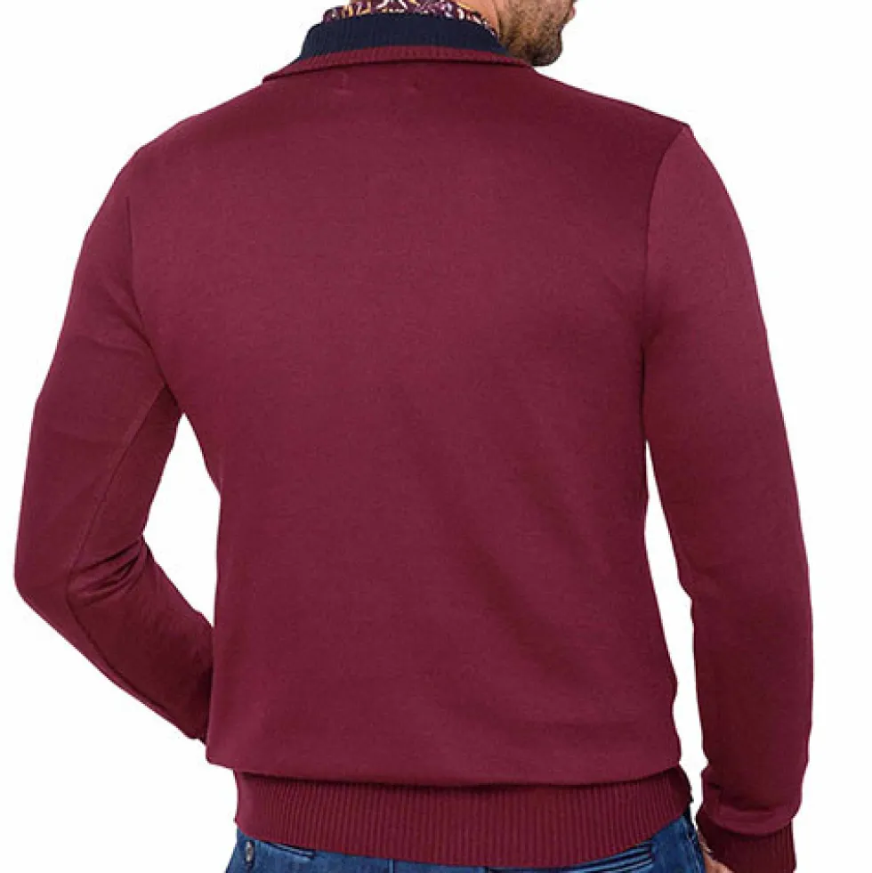 Pull col zippé