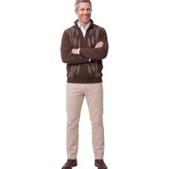 Pull col zippé