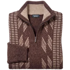 Pull col zippé